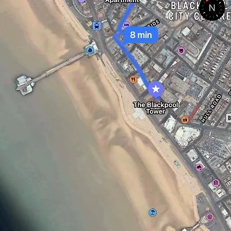 Love Island Apartment 5 Min Walk From Blackpool Tower Sleeps 12 Экстерьер фото